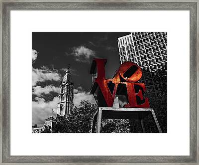 30 x 30 cm Love Is all You Need Framed Print